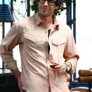 Modern Casual Linen Button-Down Shirt