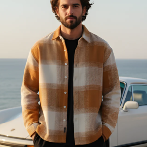Premium Checkered Overshirt Jacket