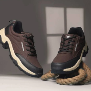 Men’s Brown Outdoor Hiking Shoes (W Logo)